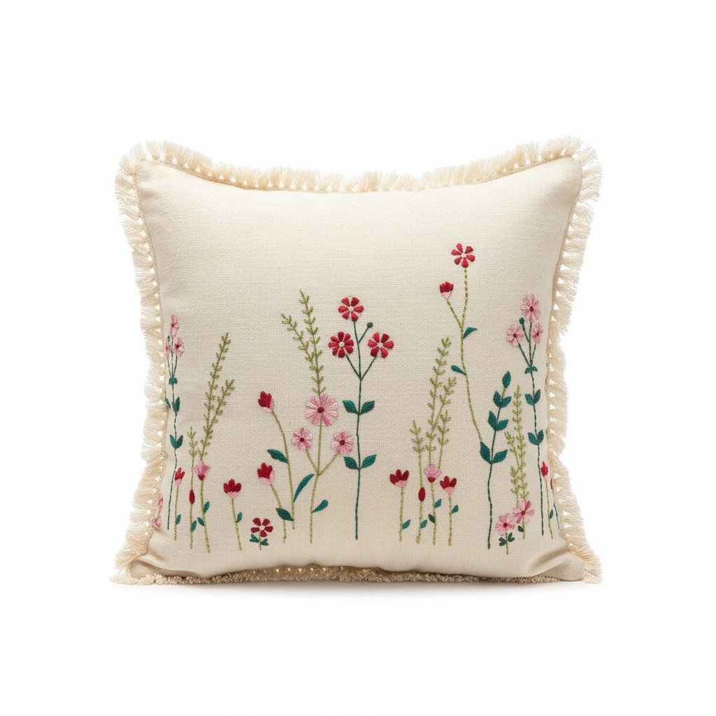 Petals & Fringe Pillow